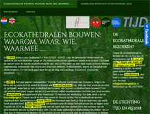 Tablet Screenshot of ecokathedraal.nl